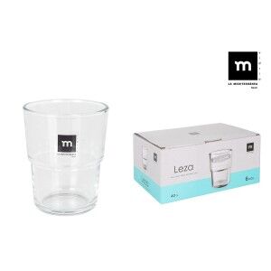 Set of glasses La Mediterránea Leza 400 ml 6 Pieces (8 Units) |  Gl...