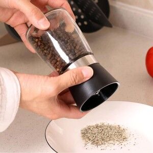 Pepper Mill Privilege Glass 6,5 x 13 cm (24 Units) |  Spice and sau...
