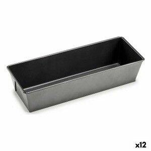 rechteckige Backform Kinvara Dunkelgrau Metall Kohlenstoffstahl 11,...