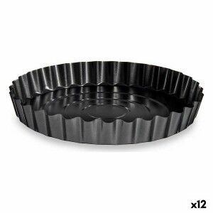 Oven Mould Kinvara Dark grey Metal Carbon steel Ø 28 cm 28,5 x 3,7 ...
