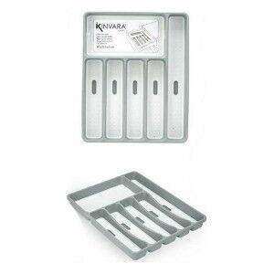 Range-couverts Kinvara Blanc Noir Gris Caoutchouc polypropylène TPR...