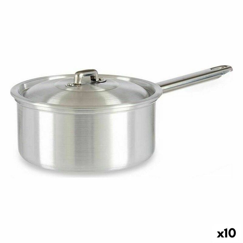 Saucepan with Lid Kinvara Silver Aluminium Ø 16 cm 1,5 L 30 x 10,5 ...