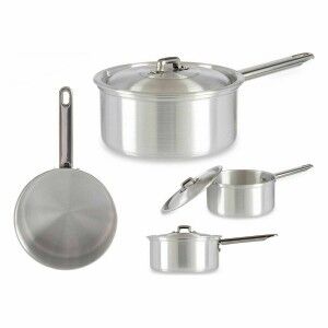 Topf mit Deckel Kinvara Silberfarben Aluminium Ø 16 cm 1,5 L 30 x 1...