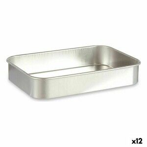 Plat à gratin Kinvara Argenté Aluminium 31 x 5,5 x 21,5 cm (12 Unit...