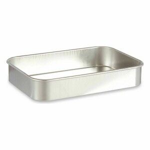 Plat à gratin Kinvara Argenté Aluminium 31 x 5,5 x 21,5 cm (12 Unit...