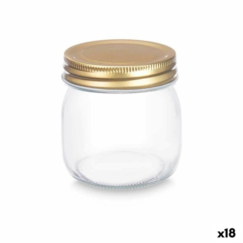 Topf Vivalto Durchsichtig Gold 180 ml (18 Stück) |  Brotdosen, Lebe...