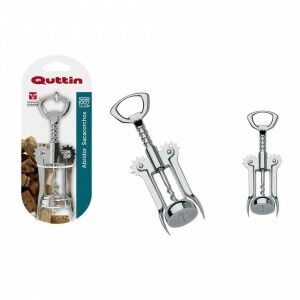 Ouvre-bouteille avec tire-bouchon Quttin Acier inoxydable 16,5 cm (...