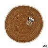 Table Mat Privilege Marine algae Brown With trim Ø 35 cm (36 Units)...