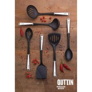 Ladle Quttin Steel 34,5 x 9 x 7 cm (24 Units) |  Knives and cutlery...