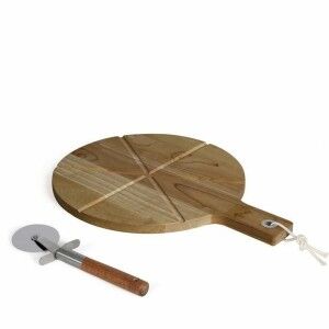 Pizza Cutter Livoo Acacia 30 x 45 cm |  Graters, cutters and peeler...