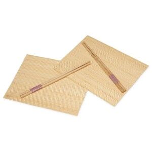 Sushi-Set Kinvara Holz Bambus 24 x 18 cm 24 x 0,5 x 0,5 cm 4,5 x 24...