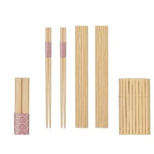 Set de sushi Kinvara Bois Bambou 24 x 18 cm 24 x 0,5 x 0,5 cm 4,5 x...