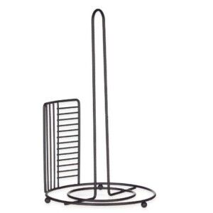 Kitchen Paper holder Kinvara Black Metal 18,5 x 31,5 x 18,5 cm 18,5...