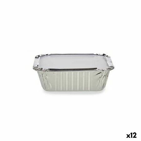 Set of Food Trays Kinvara Aluminium 14,5 x 7,5 x 12,5 cm Disposable...