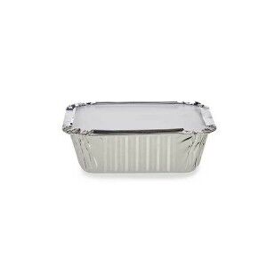 Lot de plateaux pour aliments Kinvara Aluminium 14,5 x 7,5 x 12,5 c...
