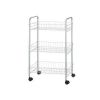 Vegetable trolley Kinvara Silver Metal polypropylene Plastic 37 x 2...