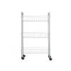 Vegetable trolley Kinvara Silver Metal polypropylene Plastic 37 x 2...