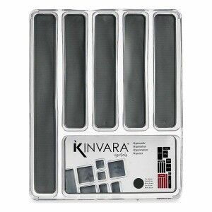 Cutlery Organiser Kinvara W623317 W623317 Grey Transparent Silicone...