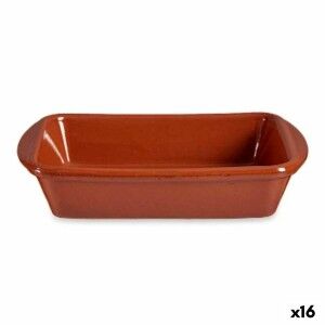 Oven Dish La Dehesa Baked clay Rectangular 14,5 x 4 x 20 cm 20 x 4 ...