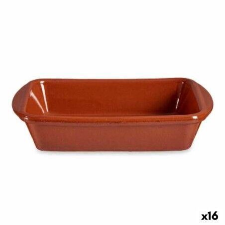 Oven Dish La Dehesa Baked clay Rectangular 14,5 x 4 x 20 cm 20 x 4 ...