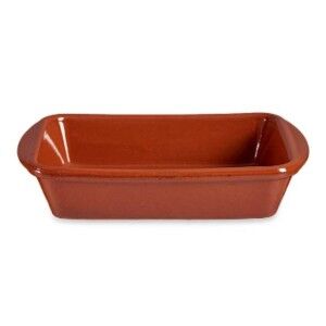 Oven Dish La Dehesa Baked clay Rectangular 14,5 x 4 x 20 cm 20 x 4 ...