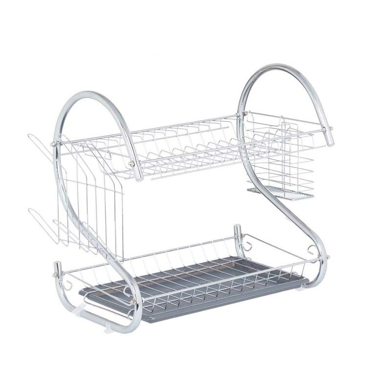 Abtropfsieb für die Spüle Kinvara Grau 45,5 x 24,5 x 37,5 cm 41 x 2...