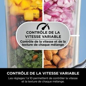 Bol mixeur NINJA Noir Acier 1200 W 2,1 L |  Batteurs   | Chef Up