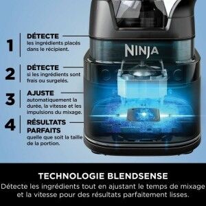 Cup Blender NINJA Black Steel 1200 W 2,1 L |  Blenders   | Chef Up