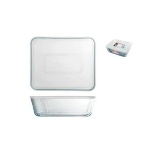 Food Preservation Container Pyrex White Black Transparent Clear Rec...