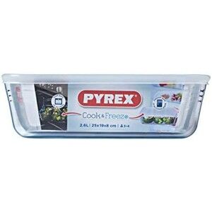 Food Preservation Container Pyrex White Black Transparent Clear Rec...