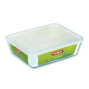Food Preservation Container Pyrex White Black Transparent Clear Rec...