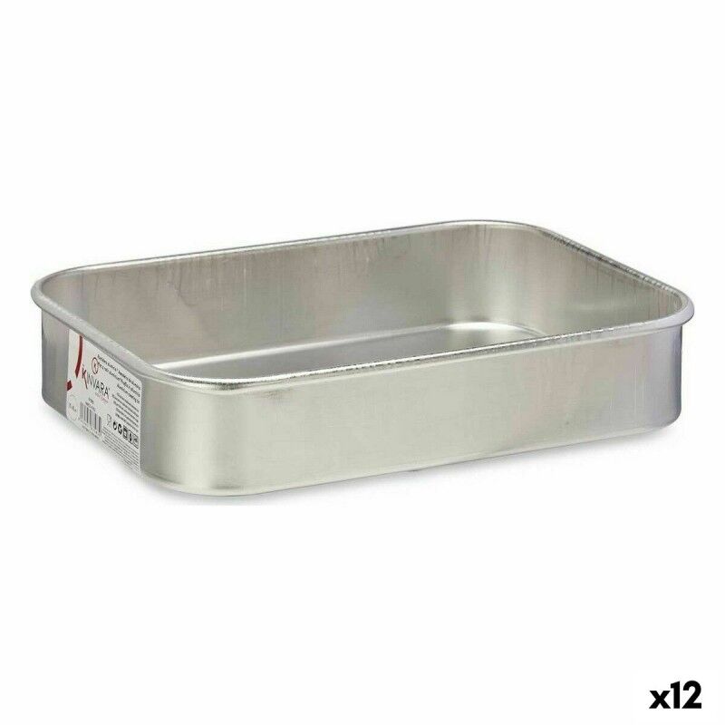 Backofenform Kinvara Silberfarben Aluminium Ø 18 cm 26 X 5 X 19 CM ...