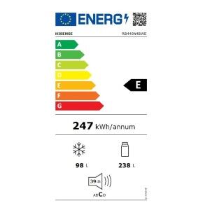 Combined Refrigerator Hisense RB440N4BWE White |  Refrigerators and...