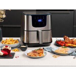 Heißluftfritteuse Princess 182060 1700 W 5,5 L Silberfarben |  Frit...