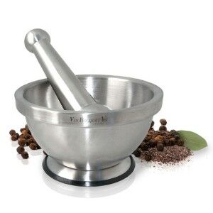 Mortier de cuisine Vin Bouquet Acier inoxydable |  Autres accessoir...