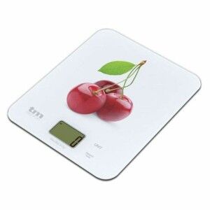 kitchen scale TM Cherries 8 kg (22,4 x 18,5 cm) |  Kitchen scales  ...