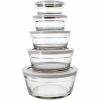 Food Preservation Container Menastyl Circular 150 ml 400 ml (5 Unit...