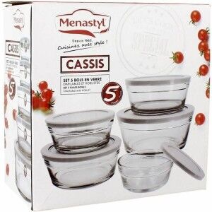 Lebensmittelbehälter Menastyl rund 150 ml 400 ml (5 Stück) |  Gesch...