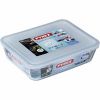 Récipient de Conservation des Aliments Pyrex Blanc Transparent Rect...