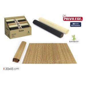 Table Mat Privilege Bamboo 30 x 45 cm (24 Units)