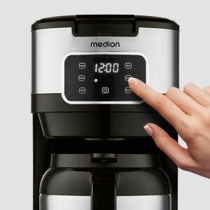Filterkaffeemaschine Medion Silberfarben 900 W 1,2 L |  Kaffeemasch...