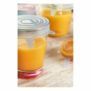 Set of lids Privilege Transparent Silicone Cover 6 Pieces (12 Units...