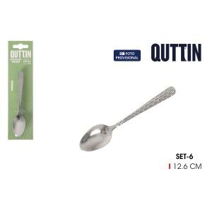 Teaspoon Quttin MOMA 6 Pieces 12 Units