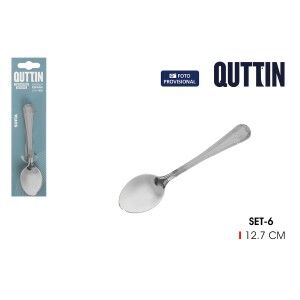 Teaspoon Quttin Sofia 6 Pieces 12 Units