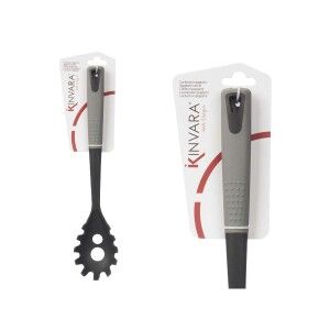 Cuillère de service pour les pâtes Kinvara Noir Gris TPR PBT 7 x 34 x 4 cm (12 Unités)