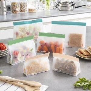 Ein Set luftdichter wiederverwendbarer Beutel Zags InnovaGoods 6 St...