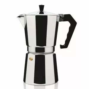 Italian Coffee Pot Haeger CP-06A.007A Aluminium 1 L |  Coffee Maker...