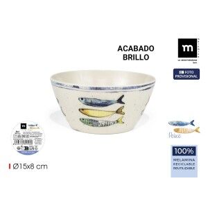 Bol La Mediterránea Peixe 15 x 8 cm (24 Unités)