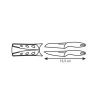 Couteau de table Tescoma 6 cm 2 Pièces (2) |  Couteaux et aiguiseur...