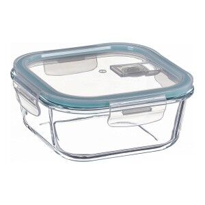 Lunchbox Ovenza Durchsichtig Borosilikatglas karriert 1,2 L |  Brot...